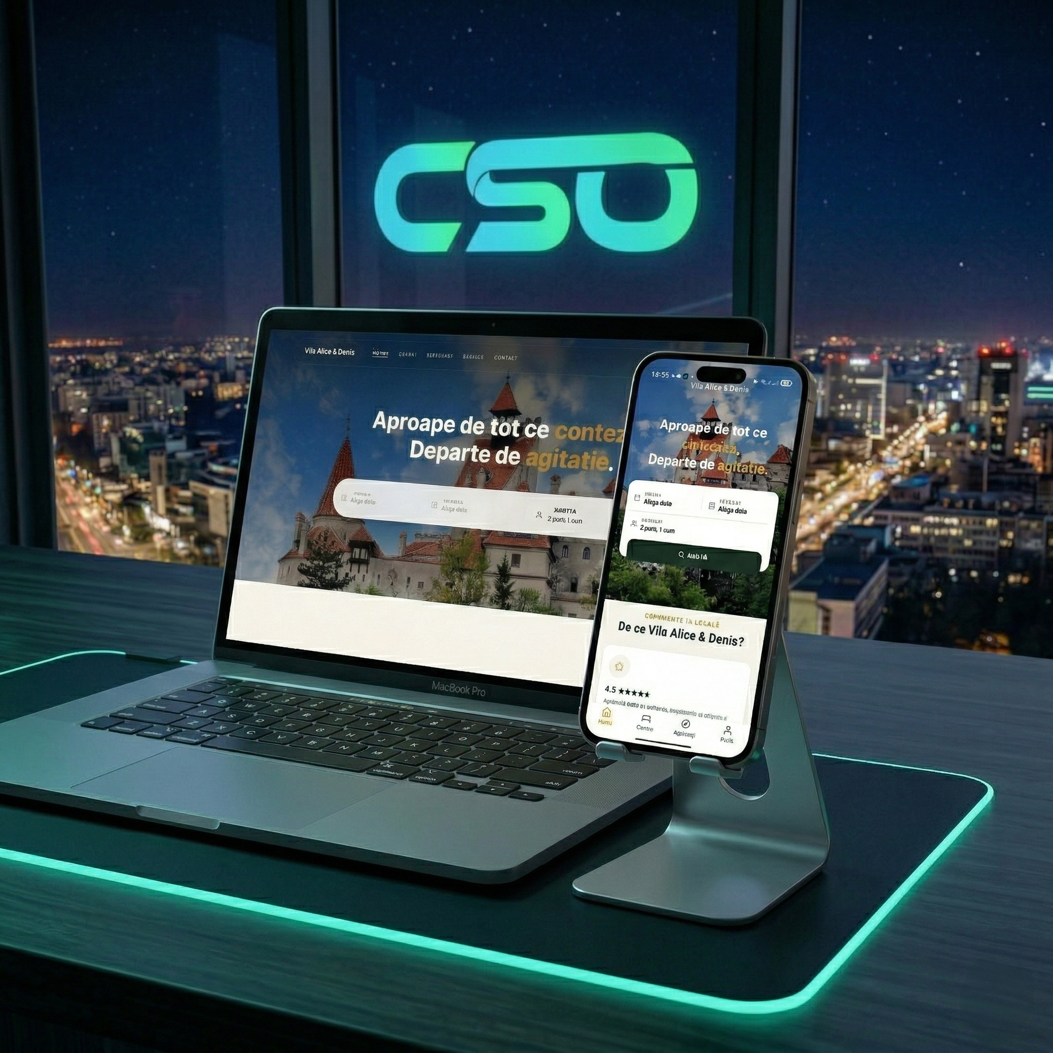 Platformă web și aplicație mobilă hotelier
